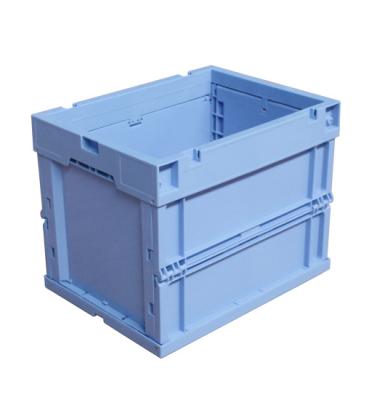 China Solid Box Best quality recycle collapsible stackable foldable plastic crates for banana folding moving folding crate  box for sale