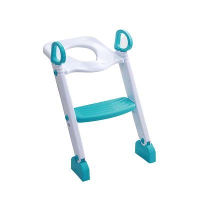 China Applicable Training Seat with Ladder Pads, Potty Training Baby Potty Toilet for Kids Boys Girls with Double Side Railing for sale