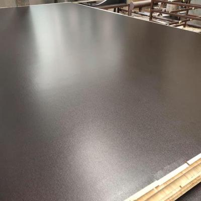 China Traditional Black Melamine Paper Faced Plywood For Furniture for sale