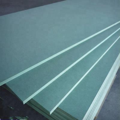 China 15mm Green Color Moisture Proof Damp Proof MDF for sale