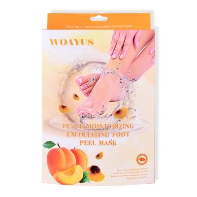 China Peeling Exfoliating Moisturizing Whitening Korea Feetmask Natural Organic Film Peeling Away Calluses And Dead Skin Soft Foot Skin Mask Bumps For Pedicure Feet Skin for sale