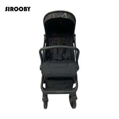 China Warm Fold Stroller Classic 2022 Mom Baby Stroller Big Wheel One Hand Operation Baby Pram for sale