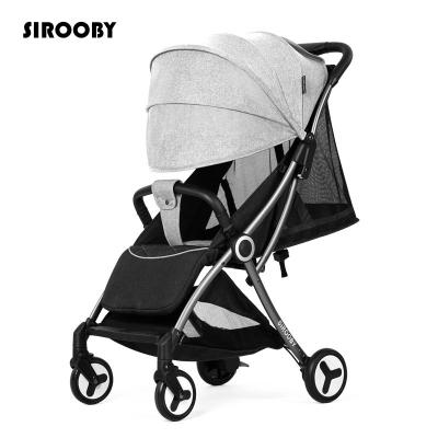 China Fold Stroller Customized Logo 3 in 1 Convertible Easy Folding Stroller Adjustable Baby Stroller for sale