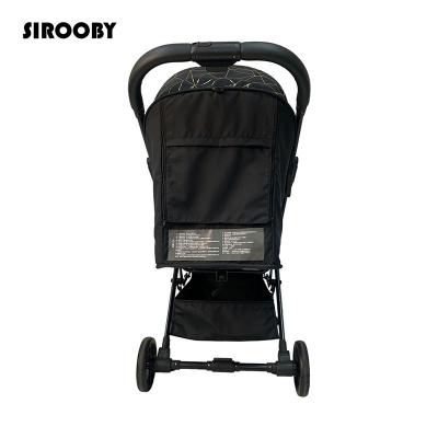 China Fold Foldable Automatic Foldable Baby Stroller China Factory Baby Stroller 600D Oxford Cloth Lightweight Baby Stroller for sale