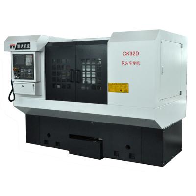 China Machinery Repair Shops CK32D Customized Double Turret CNC Lathe Machine for sale