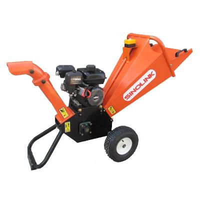 China Building Material Shops Sinolink Wood Chipper 2021 New Design Hot Selling Price 6.5hp Garden Gasoline Shredder good for sale for sale