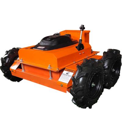 China 2021 New Design 4-Stroke Sinolink Home Use Slope Lawn Mower Remote Control Cordless Electric Lawn Mower for sale