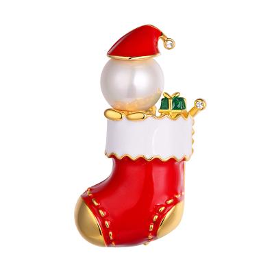 China Fashionable Hot Selling Special Design Christmas Gift Jewelry Christmas Storing Brooches for sale