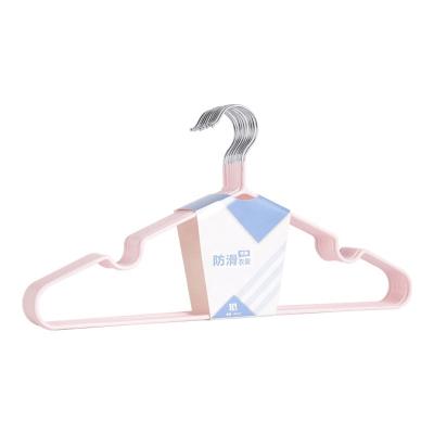 China Eco - Friendly Material Luxury Coat Hangers Coat Hangers Multi Color Non - Slip Coat Hanger for sale