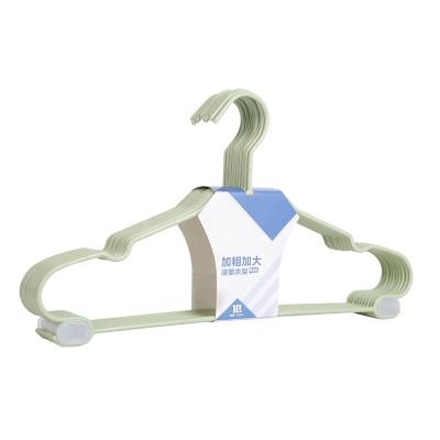 China Eco-friendly Material Bold And Enlarge Hanger Metal Shirts Hanger For Laundry Use Clothing Hanger for sale