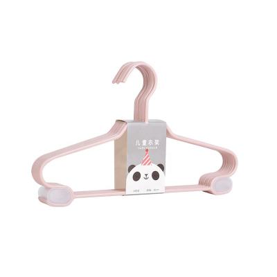 China Hot Sale Eco-friendly Material Kids Clothes Hanger Flocked Children Baby Kids Clothes Hanger For Suit Coat for sale