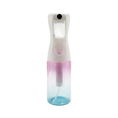 China Barber Shop Stations High Pressure Plastic Continuous Spray Bottle Plastic Continuous Spray Equipment+home Full Color Clear Spray Watering Jar 200ml for sale