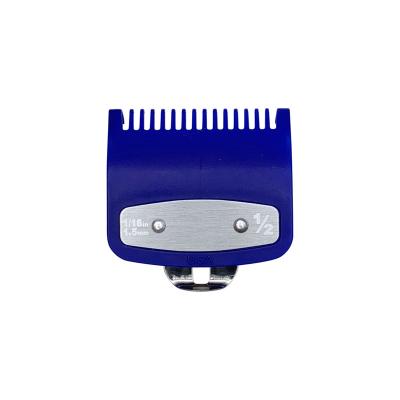 China Barber Shop Styling Guide Comb Set Barber Clipper Limit Comb Hair Trimmer Attachment With Metal Clip ZP5024 for sale