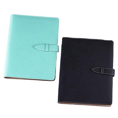 China Custom Hardcover Classics A5 PU Notebook with Pen Holder Cover Dairy Leather Hard Book 2022 for sale