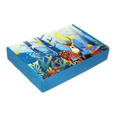 China Recyclable Wholesale Custom Printed Gift Box Corrugated Paper Apparel Skirt Mailer Mailer Box With Logo for sale