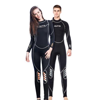 China Full One Piece Anti-UV Diving Men And Women Diving Wetsuit , 3Mm Neopren Surf Wetsuit for sale