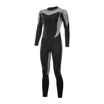 China Hot Selling Anti-UV Smoothskin Cr Women Wetsuit 1 Piece , Ladies Full Body Wetsuit for sale