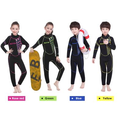 China Hot Selling Anti-UV 3mm Thick Children's Wetsuit One Piece Swimsuit , Kids 3Mm Wetsuit Kids for sale