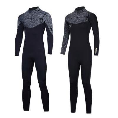 China Wetsuit 3Mm Surf Wetsuits Anti-UV Surfing Neoprene Wetsuit Chest Zipper for sale