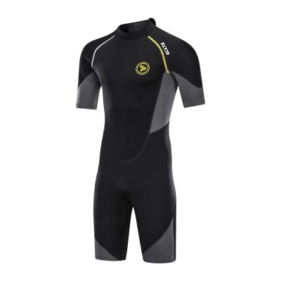 China Large size antibacterial 9mm thick diving suits for sale half sleeve cut cheap diver coming from prrof wet suites embroidered wetsuits for sale