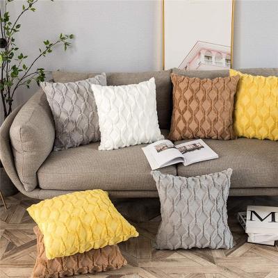 China Modern Nordic Decorative PORTABLE Sublimation Pillow Velvet Cushion Cover For Sofa for sale