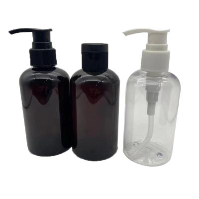 China Best Selling Cosmetic Goods Using 250ml 8oz Thick Wall Plastic PET Cosmetic Pump Bottles for sale