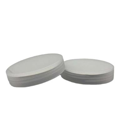 China Non Spill 68mm Wide Mouth Plastic Screw Cap With Liner For Jar for sale