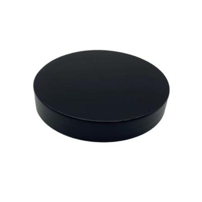 China Non Spill Cap 89-400 W / 89mm Black White Smooth Plastic Liner Pressure Sensitive for sale