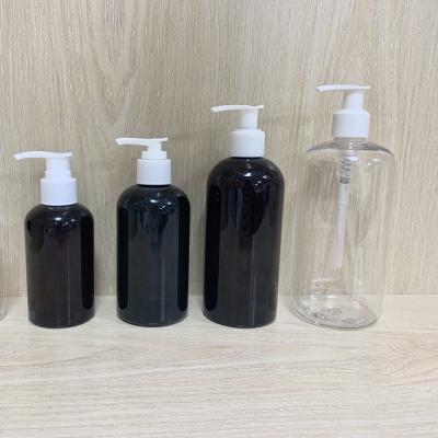 China Plastic Manufacturers Pet Cream Plastic Travel Skin Care Bottle Boston Cosmetic Pump Bottle for sale