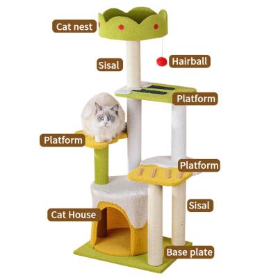 China New Product Viable Custom Cat Tree Extra Large Condo Exclusive Quotes Cat Trees for sale