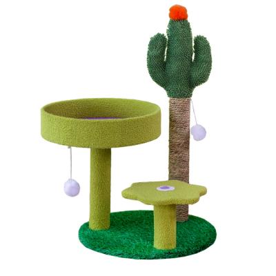 China Nice Viable Cheap Luxury Sisal For MDF Board Scratcher House Design Cat Tree With Platform Scratching Posts for sale