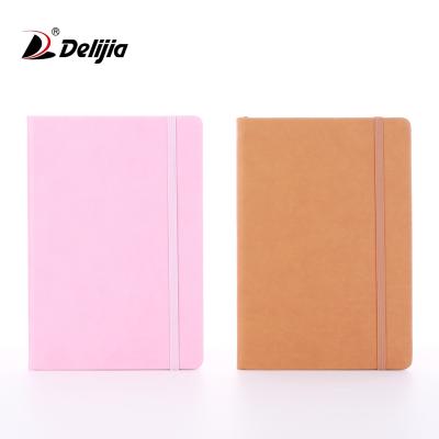 China Hardcover Business Planner Journal Writing PU A5 Leather Notebook for sale