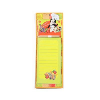 China Tear Off Notepad New Arrival Magnet Memo Pad Cartoon Writing Notepad Custom Notepad With Pen for sale