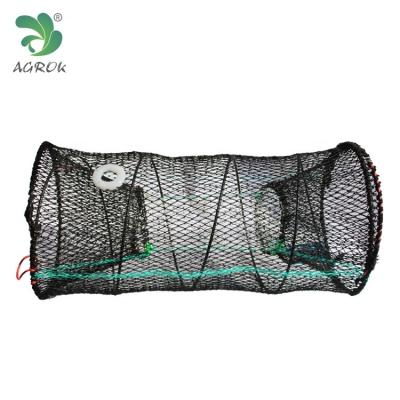 China Commercial SWEDEN Multifilament 30*60cm Spring Trap Cage Wire Trap Plastic Coated Fish Traps Pot for sale