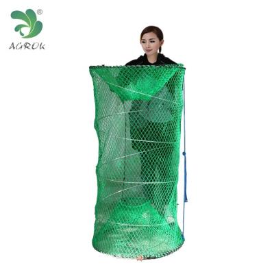 China Large Multifilament AGROK Knotless Crayfish Fishing Trap Large Rachel Fish Trap Turtle 70cmx130 70x120 70x110 for sale