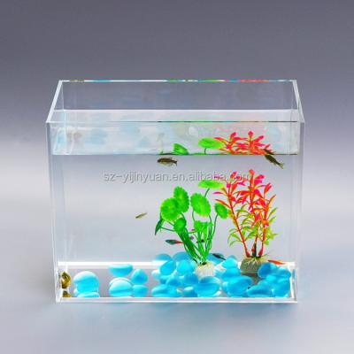 China Fashionable Acrylic Aquarium Fiber Fish Tank Plastic Tank for sale