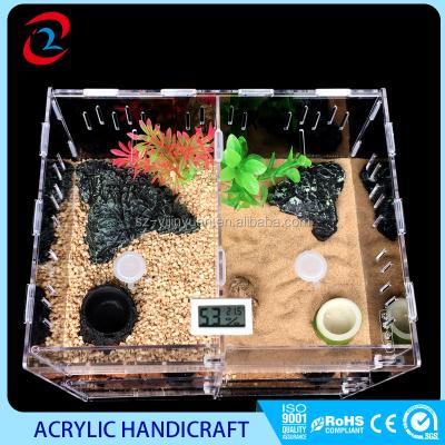 China Viable Pet Reptile Box, Acrylic Pet Reptile Habitat for Larvae Spider Cubs Reptiles for sale