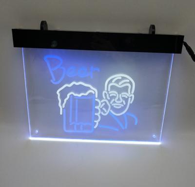 China High Quality LED Acrylic Light Box 3D LED Acrylic Light Box LED Display Acrylic Card for sale