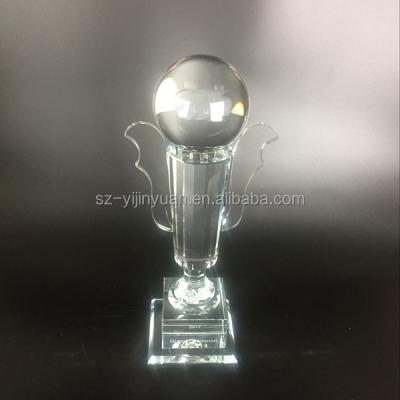 China Customized Cheap Engravable Crystal Crystal Award Trophy Wholesale From Europe for sale