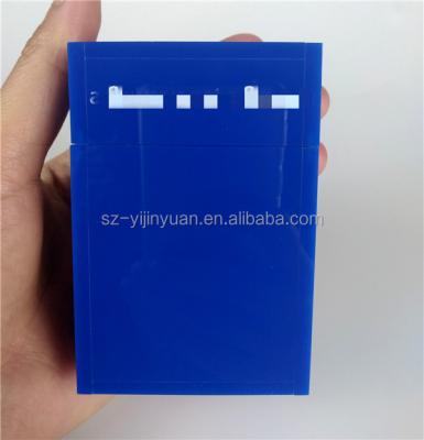 China Eco-friendly luxury plastic acrylic cigarette holder with logo printing custom cigarette box acrylic cigarette holder for sale for sale