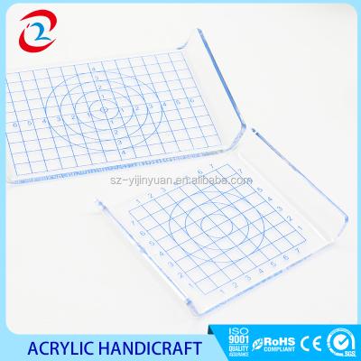 China Kearing Eco-Friendly Metric Scale Printing Rigid Plastic Acrylic Patchwork Quilting Ruler For Sewing Area for sale