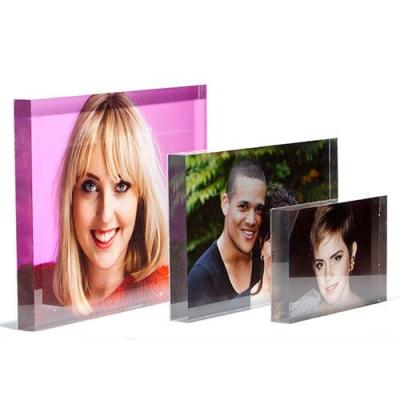 China Block Frame Photo Acrylic Block Wholesale YIJIN-112 for sale