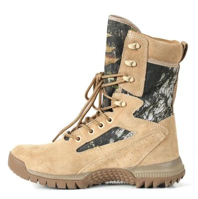 China Oxford Cloth Jungle Outdoor Leather Style Tactical Boots Waterproof Egyptian Combat Skirmish Boots for sale