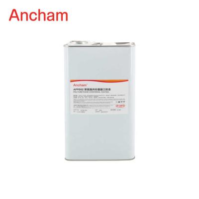 China 4KG Transparent Amber Polyurethane Conformal Coating 4KG Circuit Board Coating for sale