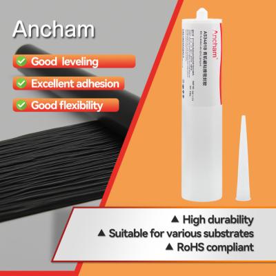 China 5000 - 10000mPa.S sellador adhesivo negro buena adherencia pegamento de silicona RTV en venta