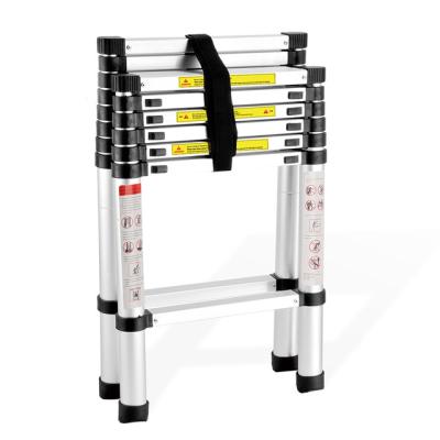 China Combination Telescopic Aluminum Step Folding Ladders Folding Ladders Universal Working Scaffolding 7.6M for sale