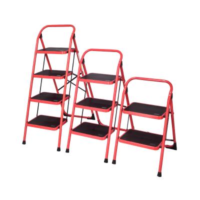 China Down-to-Earth Folding Ladders Anti-Slip Rubber Feet Sturdy Lightweight Thickened Non-slip Pedal Pedal for sale