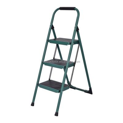 China Sturdy Small Folding Folding Step Ladders 2 Step Ladder Heavy Duty Lightweight Portable Step Ladder Wide for sale