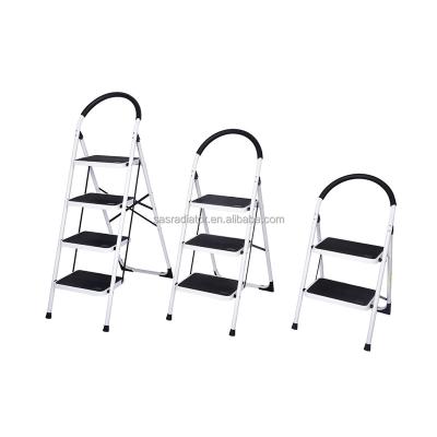 China Household Steel Folding Ladder Step Ladders Step Ladders Carbon Steel, 150kgs Apartment Steel Minimalist Online Technical Support, Other for sale