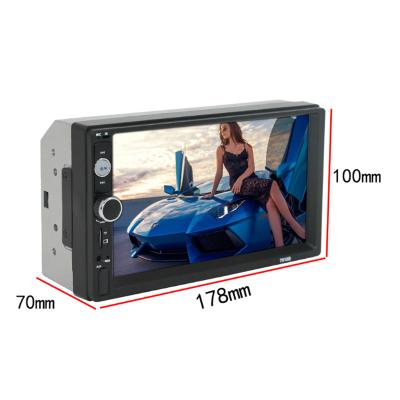 China Dual Din Car Stereo Audio Touch Screen 7 Inch Mirror Link Car Radio MP5 Player With Reversing Image Optional Supported for sale